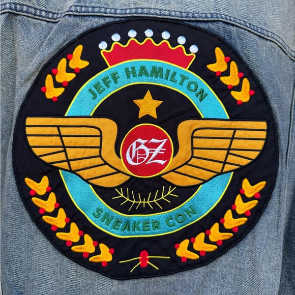 NEW Exclusive Sneaker Con Jeff Hamilton Denim Jean Vest - Men Large - Picture 6 of 6